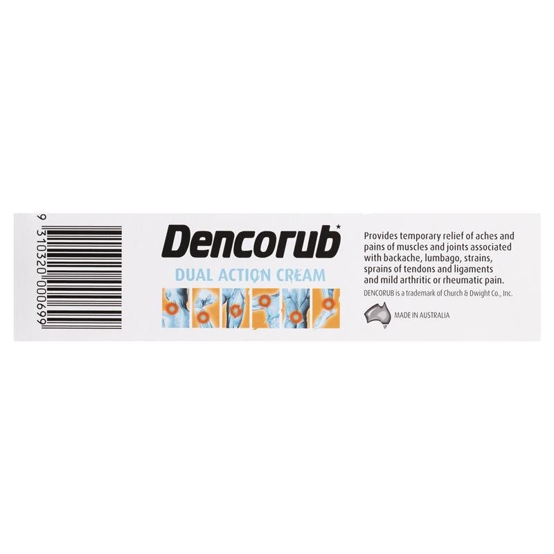 [Expiry: 06/2025] Dencorub Dual Action Cream 100g