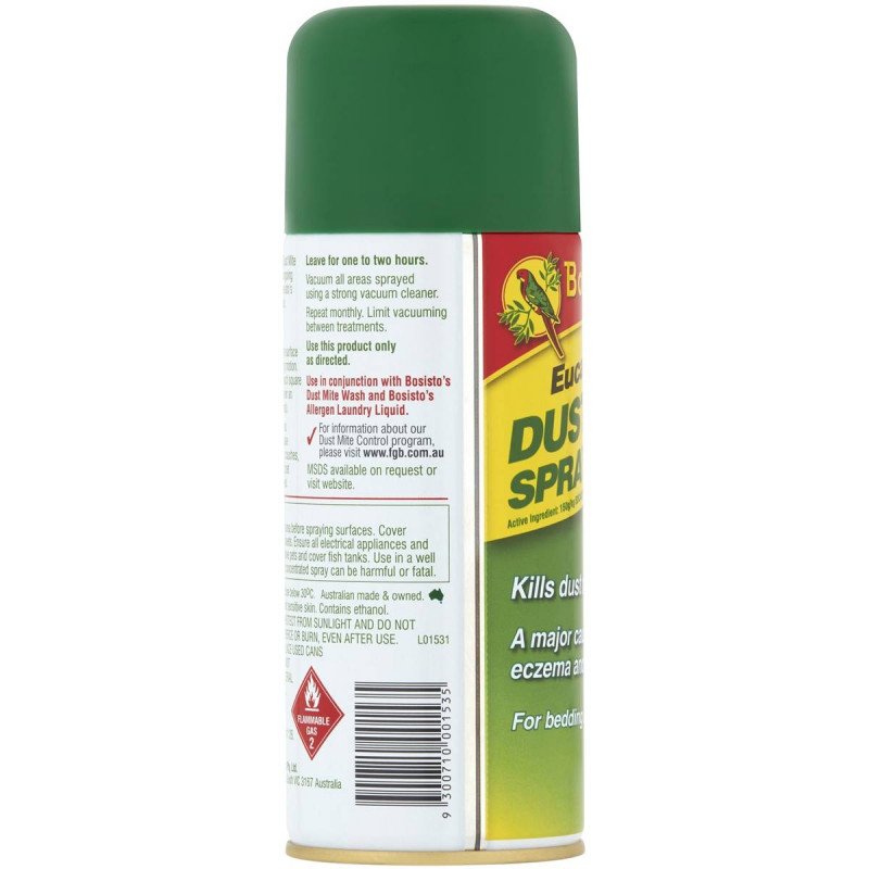 [Expiry: 11/2025] Bosisto’s Eucalyptus Dust Mite Spray 200g