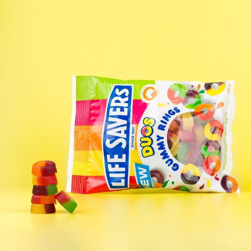 [EXP: 29/05/24] Lifesavers Duos Gummy Rings 180g