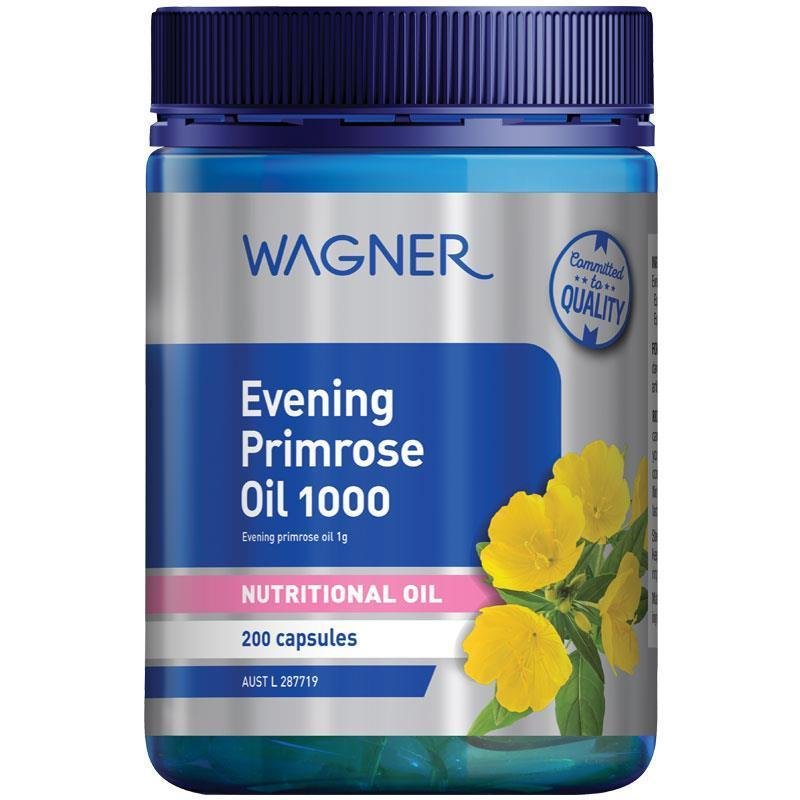 [Expiry: 05/2026] Wagner Evening Primrose Oil 1000 200 Capsules