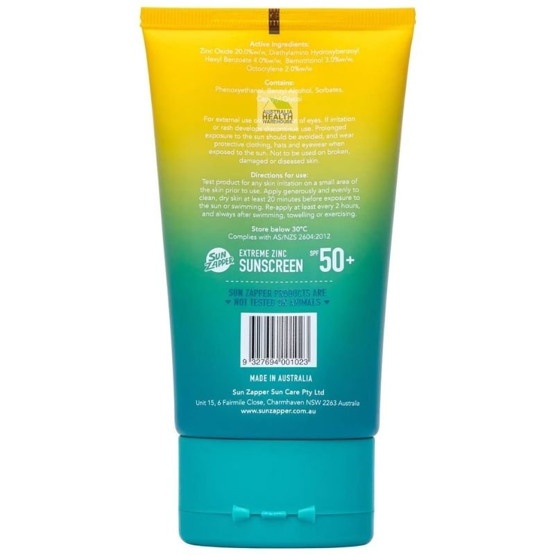 [Expiry: 08/2026] Sun Zapper Extreme Zinc Sunscreen SPF 50+ 90mL