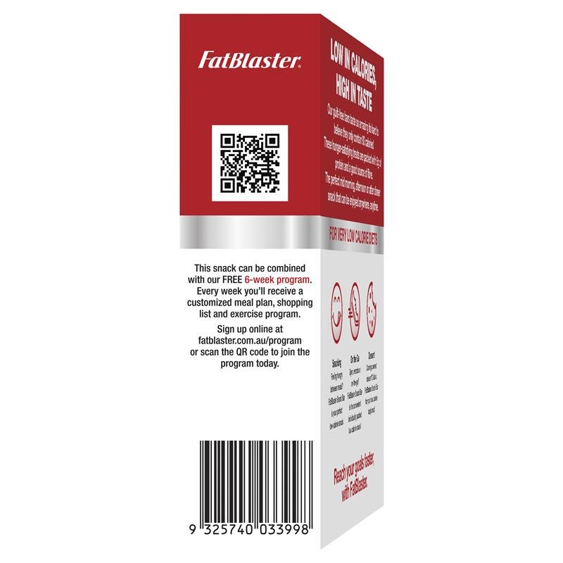 [CLEARANCE Expiry: 11/2024] Naturopathica Fatblaster Choc Caramel Snack Bar 5 x 30g