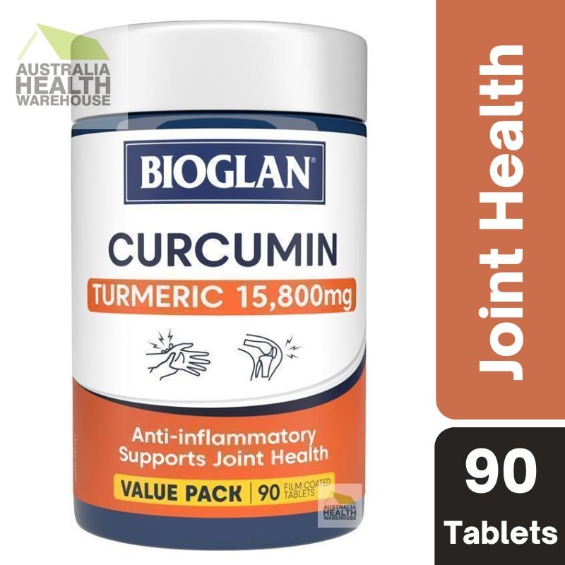 [Expiry: 10/2026] Bioglan Curcumin Turmeric 15,800mg 90 Tablets