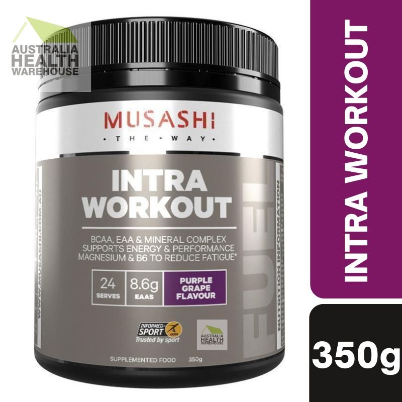 [Expiry: 08/2025] Musashi Intra Workout Purple Grape Flavour 350g