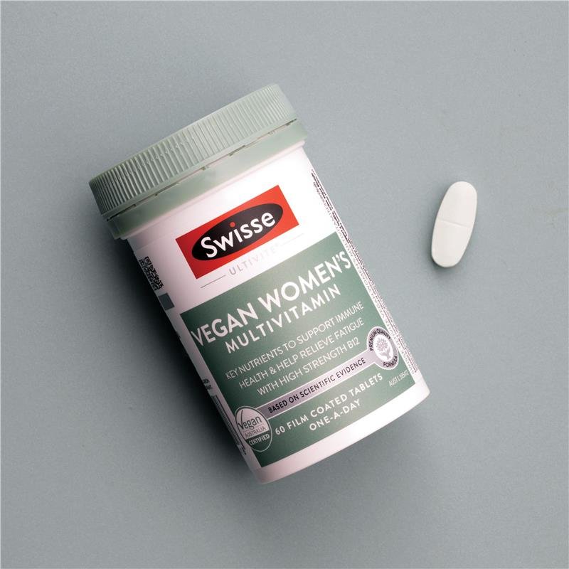 [CLEARANCE Expiry: 06/2024] Swisse Ultivite Vegan Women's Multivitamin 60 Tablets