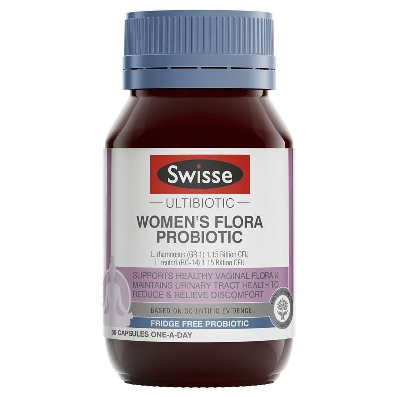 [Expiry: 06/2025] Swisse Ultibiotic Women's Flora Probiotic 30 Capsules