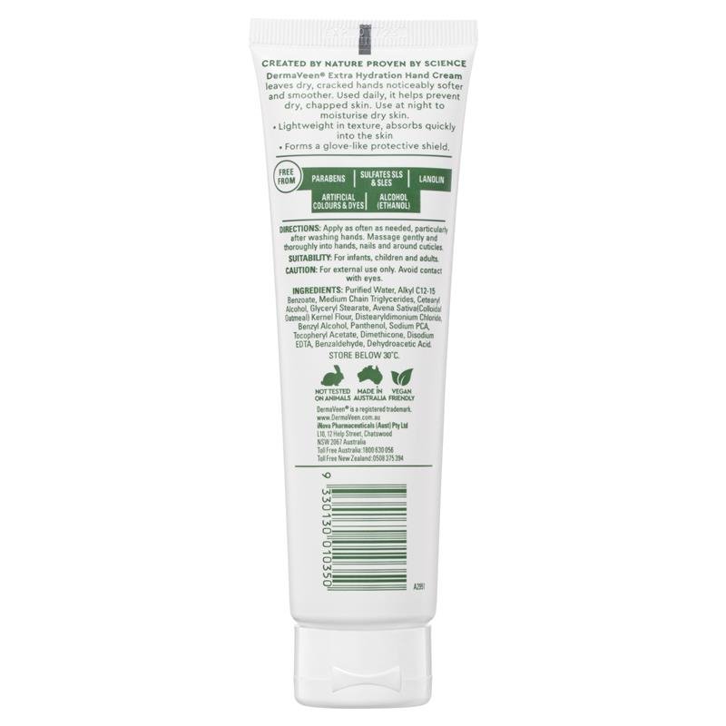 [Expiry: 10/2026] DermaVeen Extra Hydration Hand Cream 100g