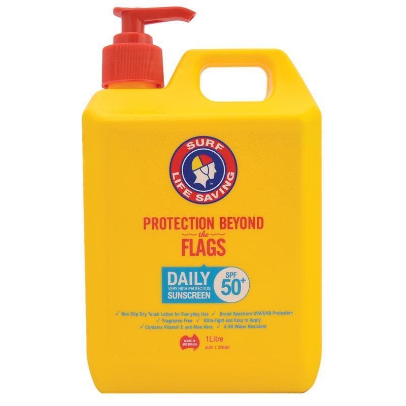 Surf Life Saving SPF50+ Sunscreen Lotion 1 Litre November 2025