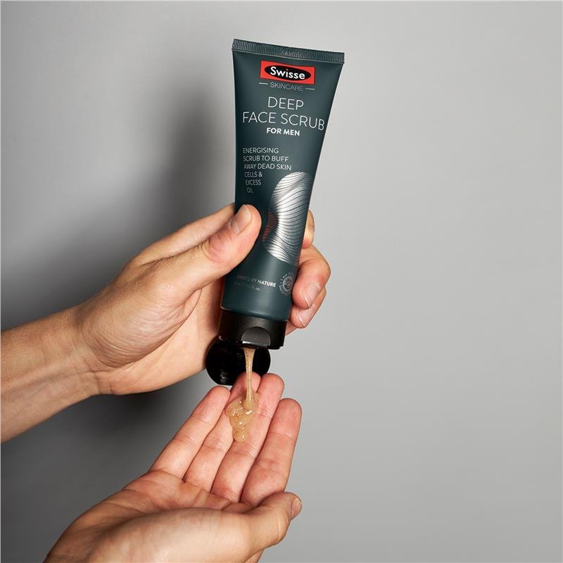 Swisse Skincare Deep Face Scrub For Men 120mL