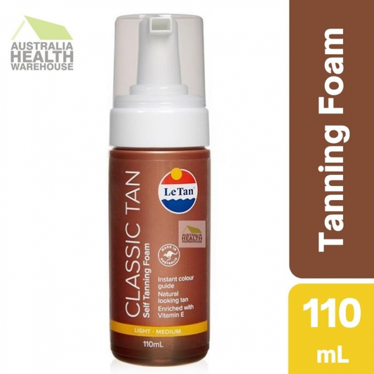 Le Tan Classic Tan Self Tanning Foam Light - Medium 110mL