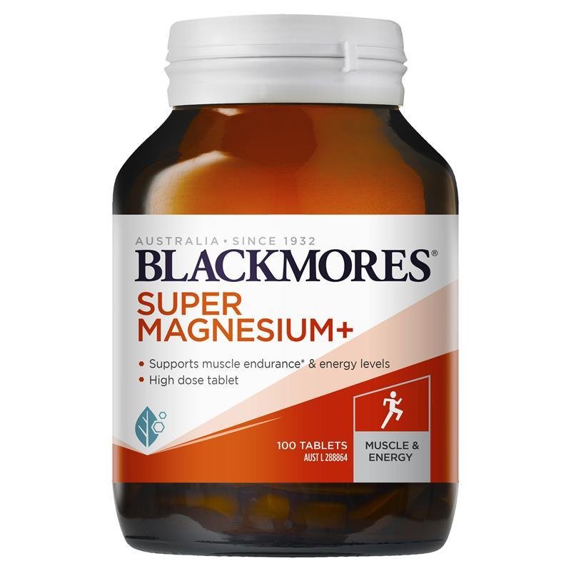 [Expiry: 07/2026] Blackmores Super Magnesium Plus 100 Tablets