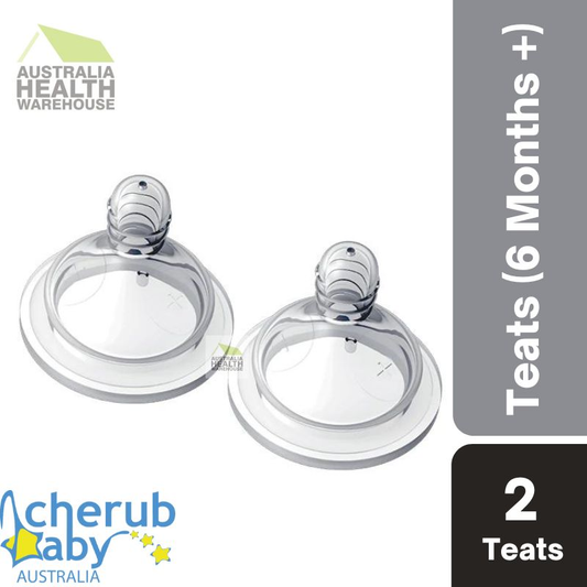 Cherub Baby Teats – 2 Teats 6 months+ (Fast Flow)