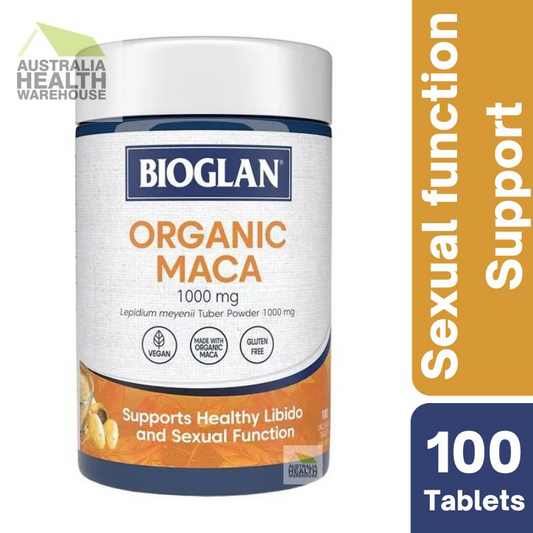 [Expiry: 05/2025] Bioglan Organic Maca 1000mg 100 Tablets