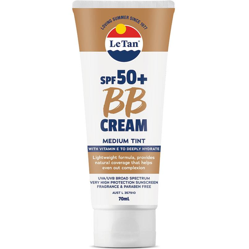 [Expiry: 05/2027] Le Tan SPF 50+ BB Cream Medium Tinted 70mL