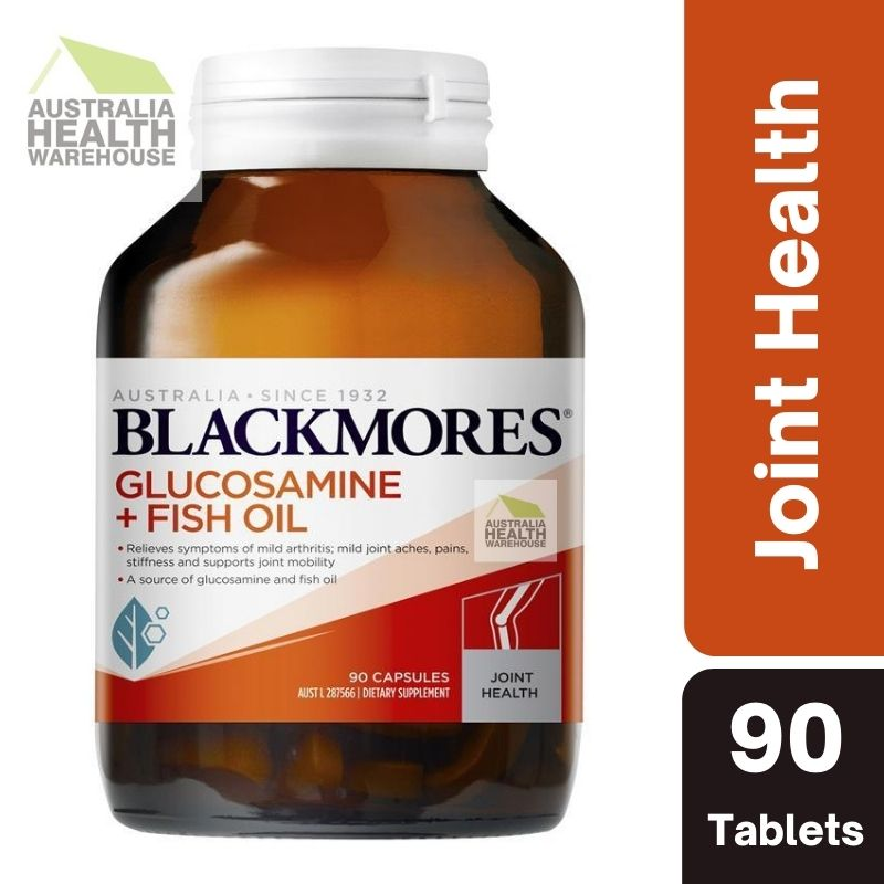 [Expiry: 10/2025] Blackmores Glucosamine + Fish Oil 90 Capsules