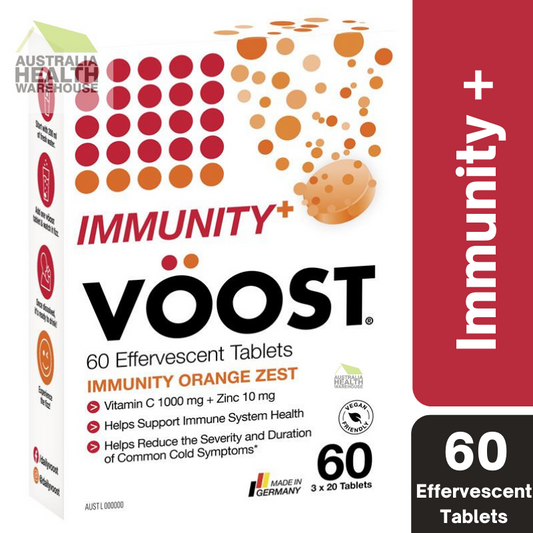 [Expiry: 04/2025] Voost Immunity Orange Zest Effervescent 60 Tablets