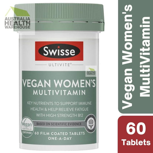 [CLEARANCE Expiry: 06/2024] Swisse Ultivite Vegan Women's Multivitamin 60 Tablets