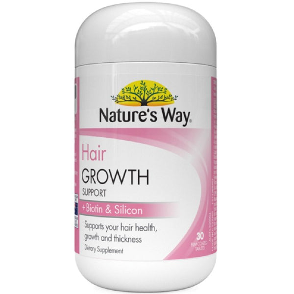 [Expiry: 09/2025] Nature’s Way Hair Growth Support + Biotin & Silicon ...