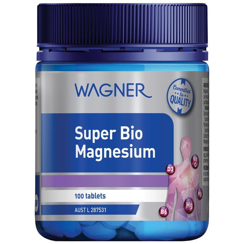 [Expiry: 06/2026] Wagner Super Bio Magnesium 100 Tablets