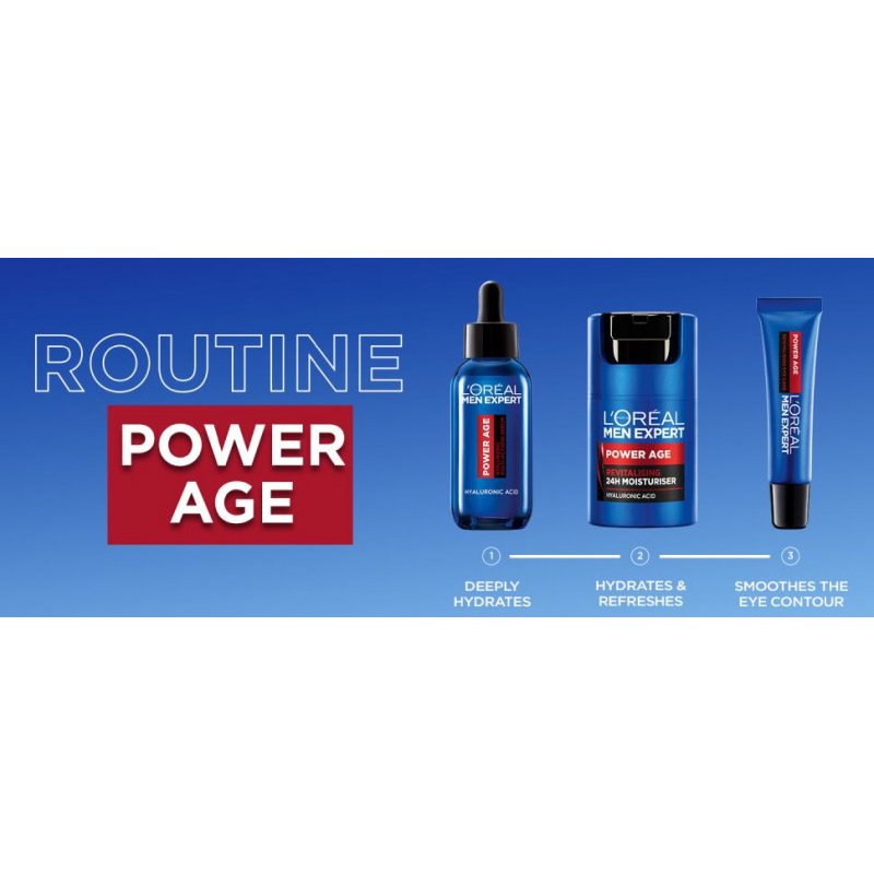 L'Oreal Men Expert Power Age 24 Hour Moisturiser 50mL