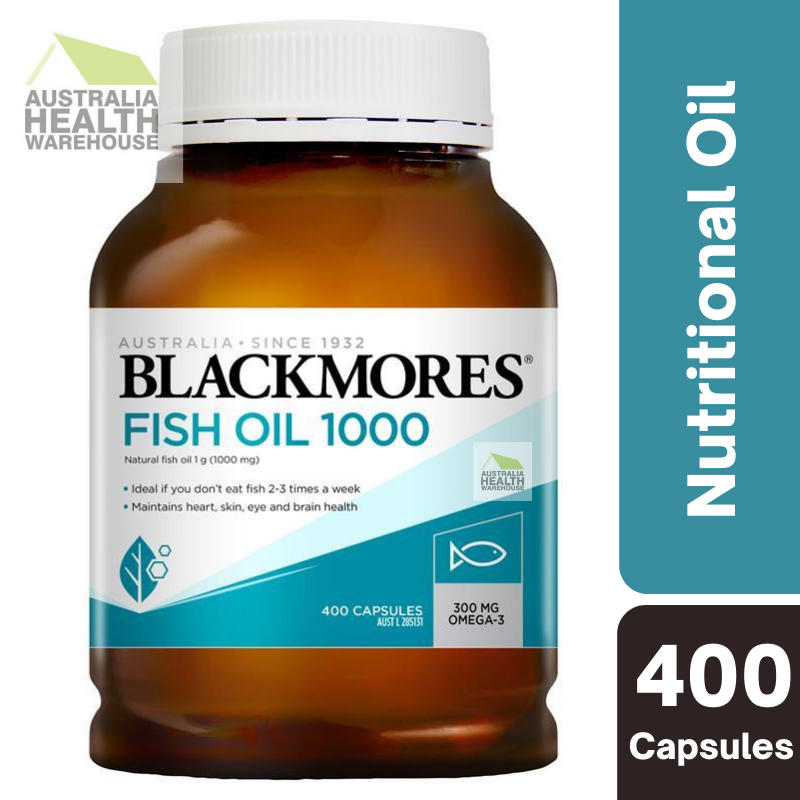 [CLEARANCE Expiry: 01/2025] Blackmores Fish Oil 1000mg 400 Capsules