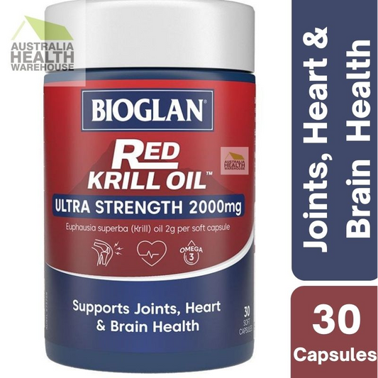 [Expiry: 02/2027] Bioglan Red Krill Oil 2000mg 30 Capsules