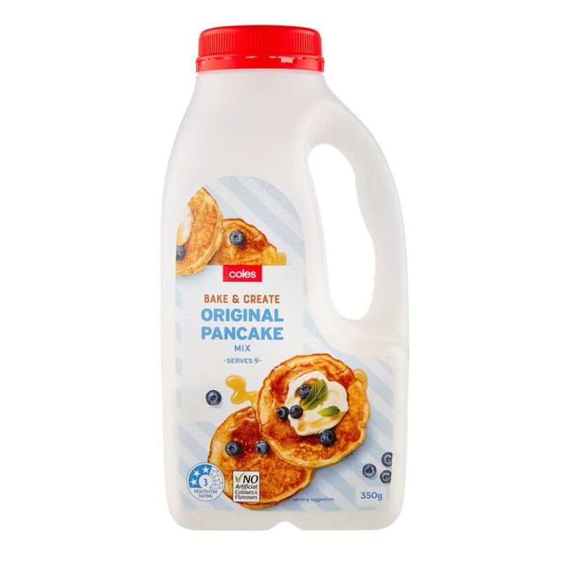 [Expiry: 08/11/24] Coles Original Pancake Shake Mix 350g