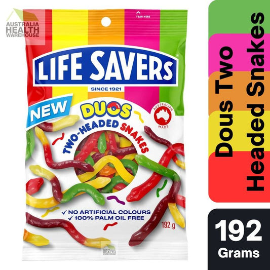 [CLEARANCE Expiry: 02/10/2024] Lifesavers Duos Two-headed Snakes 192g