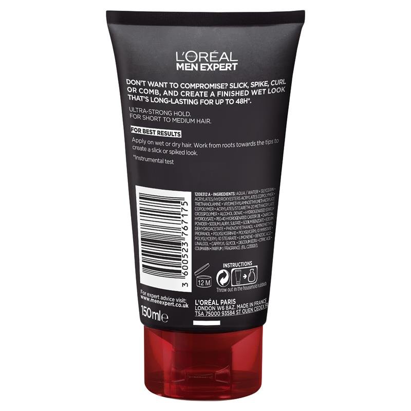 L’Oreal Men Expert Extreme Fix Indestructible Strong Hold Gel 150 mL