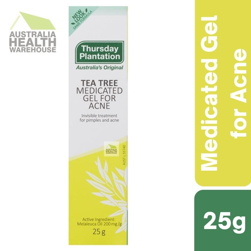 [Expiry: 09/2027] Thursday Plantation Tea Tree Medicated Gel For Acne 25g