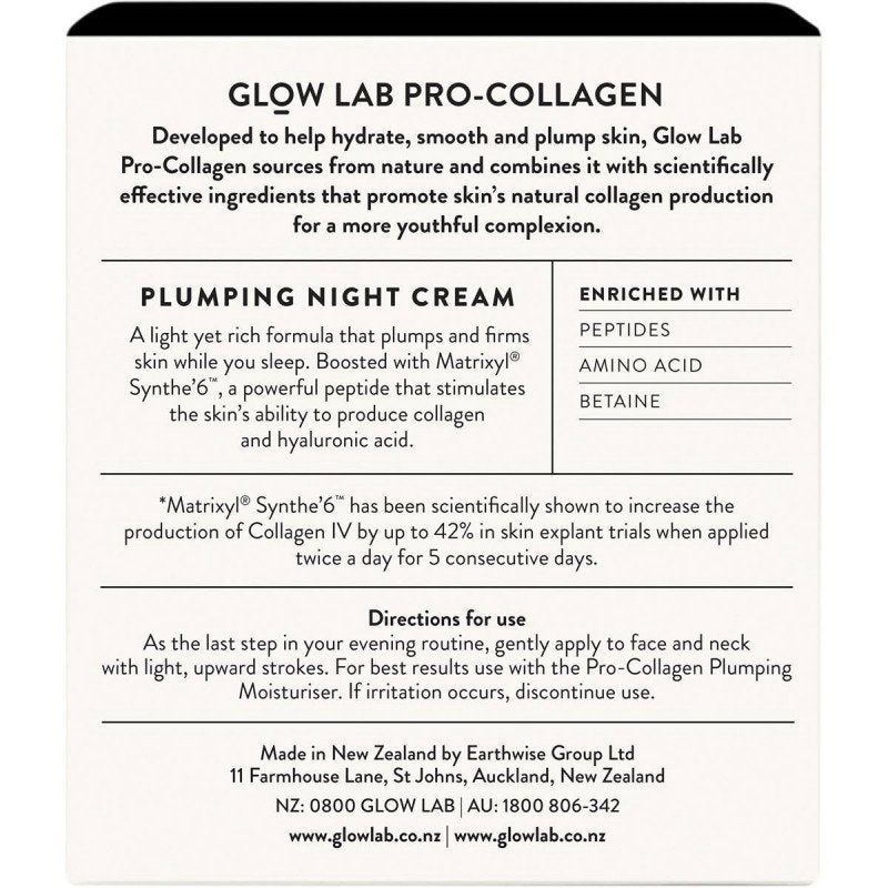 [Expiry: 05/2025] Glow Lab Pro-Collagen Plumping Night Cream 50g