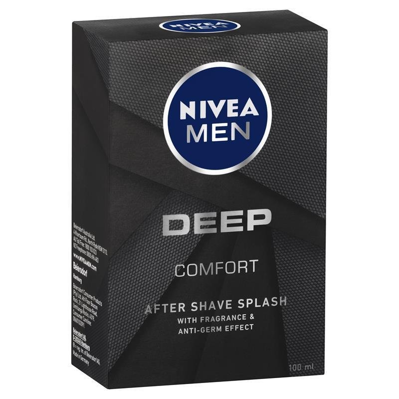 [Expiry: 02/2026] Nivea Men Deep After Shave Splash 100mL