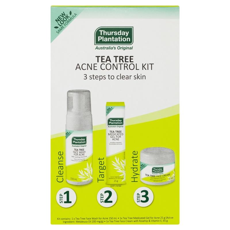 [Expiry: 05/2025] Thursday Plantation Tea Tree Acne Control Kit