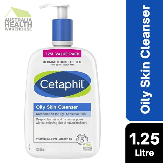 [Expiry: 02/2027] Cetaphil Oily Skin Cleanser 1.25 Litre