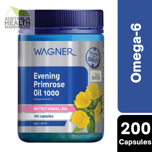 [Expiry: 05/2026] Wagner Evening Primrose Oil 1000 200 Capsules