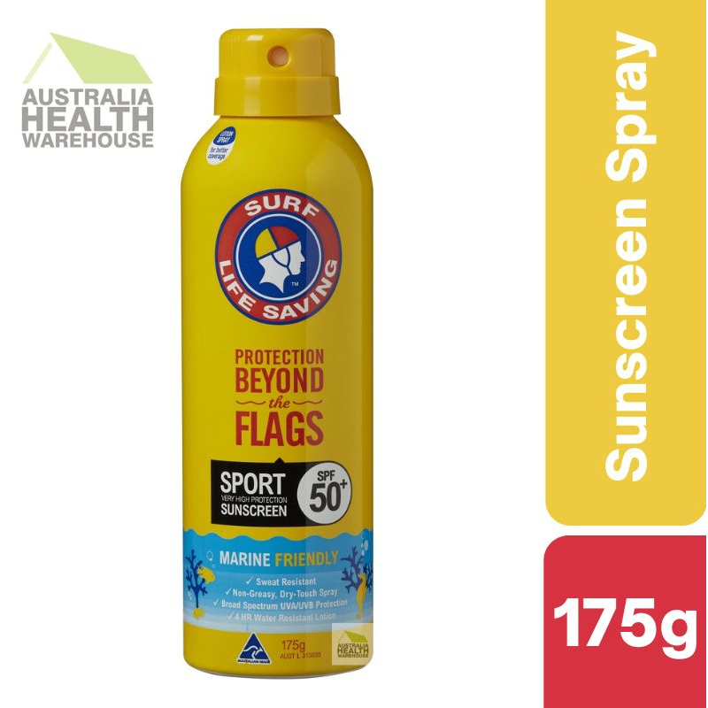 [CLEARANCE Expiry: 01/2025] Surf Life Saving SPF50+ Sunscreen Sport Spray 175g