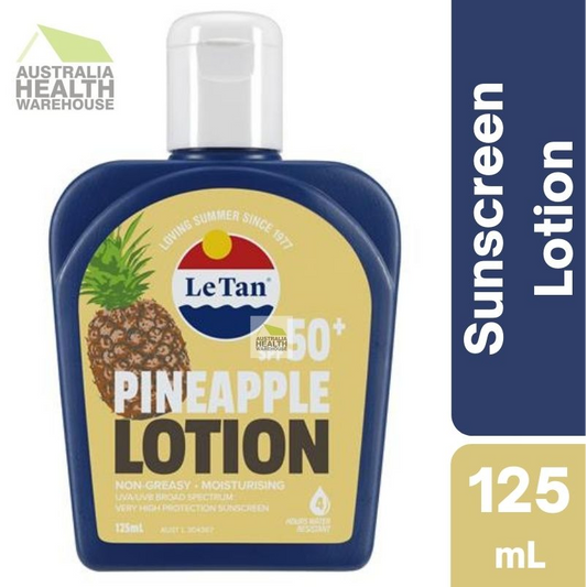 [Expiry: 09/2026] Le Tan SPF 50+ Pineapple Sunscreen Lotion 125mL