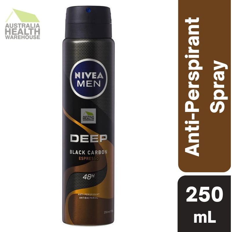 Nivea Men Deep Espresso Anti-Perspirant Deodorant Spray 250mL