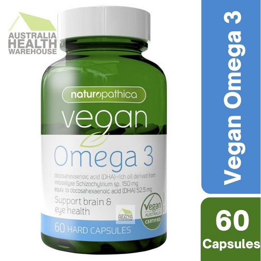 Naturopathica Vegan Omega 3 60 Capsules November 2024