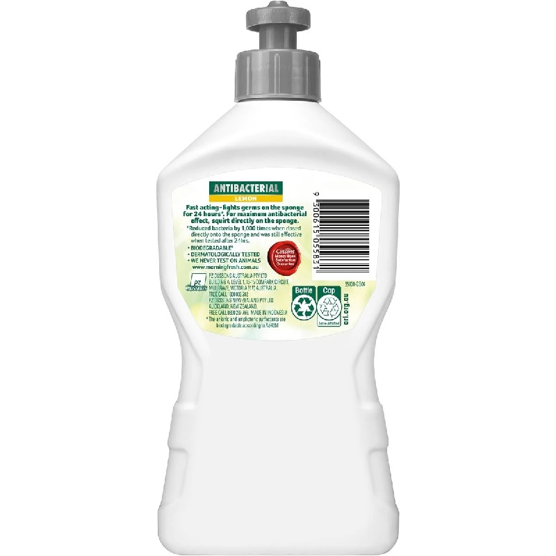 Morning Fresh Dishwashing Liquid Antibacterial Lemon 400mL