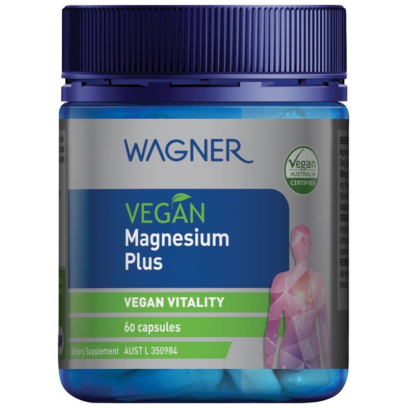 [Expiry: 10/2025] Wagner Vegan Magnesium Plus 60 Capsules