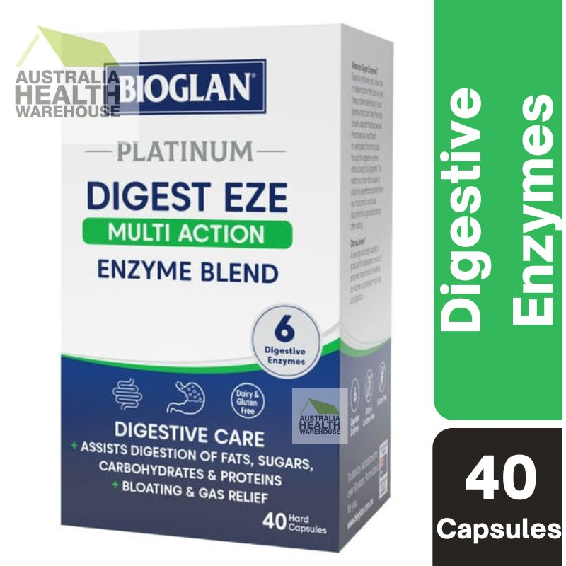 [Expiry: 09/2025] Bioglan Platinum Digest Eze 40 Capsules