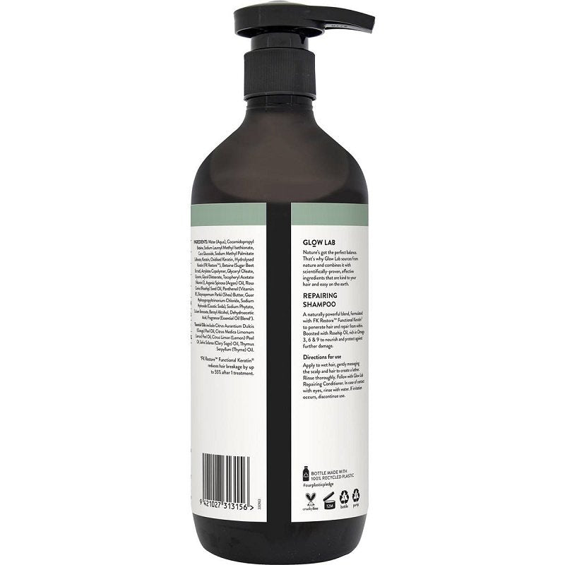 [Expiry: 09/2025] Glow Lab Repairing Shampoo 600mL