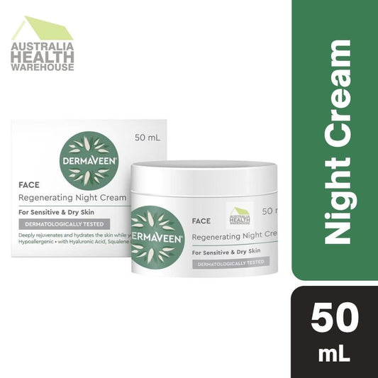 [CLEARANCE Expiry: 06/2024] DermaVeen Face Regenerating Night Cream 50mL