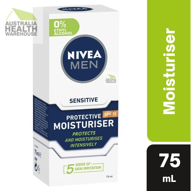 Nivea Men Sensitive Protective SPF15 Moisturiser 75mL