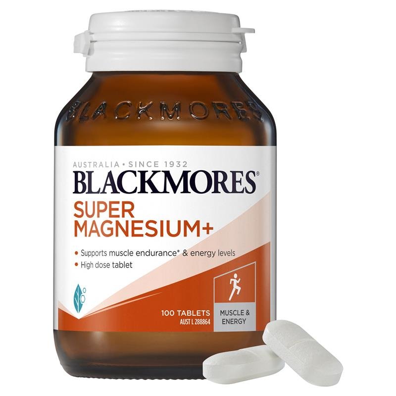 [Expiry: 07/2026] Blackmores Super Magnesium Plus 100 Tablets