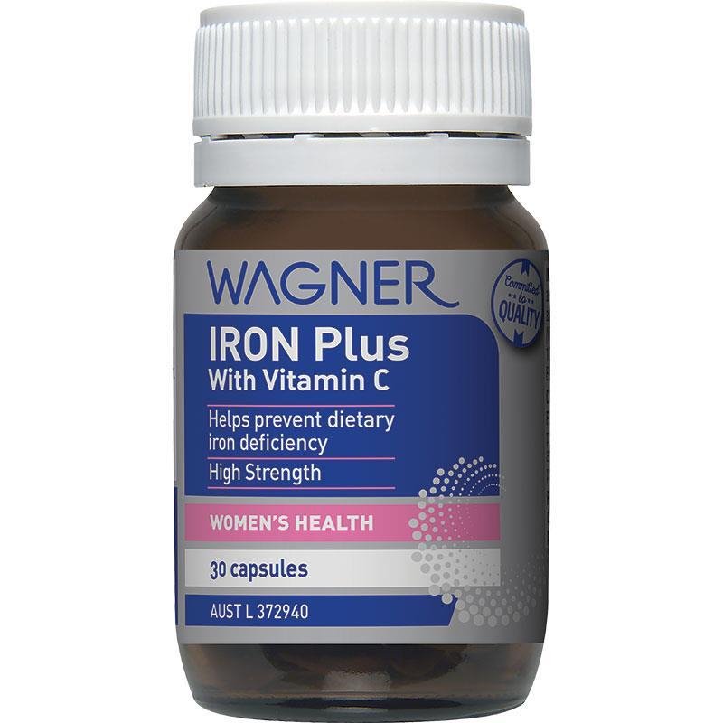 [CLEARANCE Expiry: 23/09/2024] Wagner Iron Plus 30 Capsules