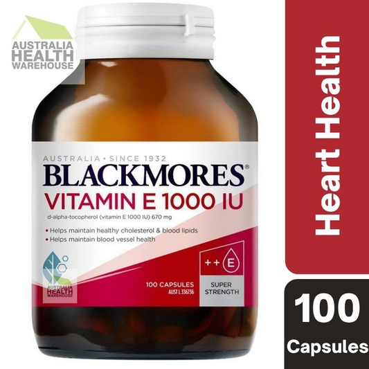 [Expiry: 04/2025] Blackmores Vitamin E 1000IU 100 Capsules