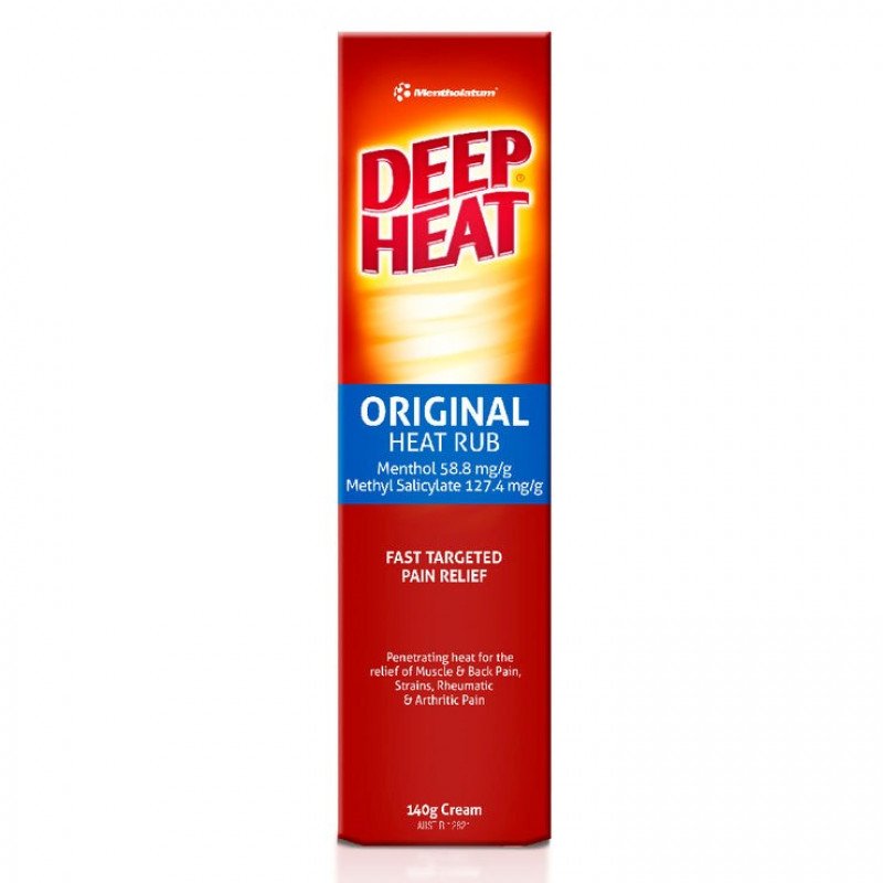 [Expiry: 10/2026] Deep Heat Original Heat Rub 140g