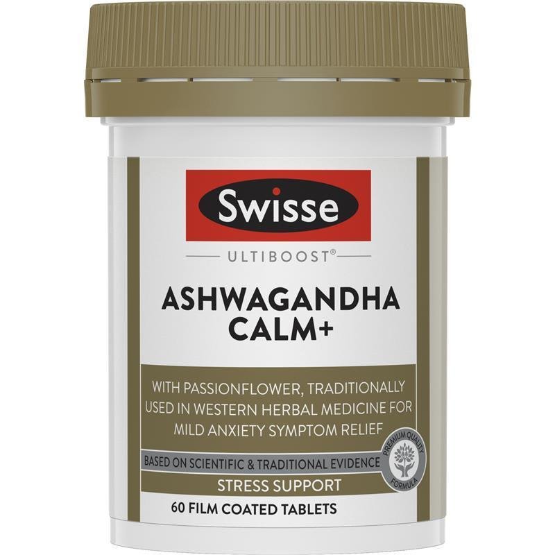 [Expiry: 11/2025] Swisse Ultiboost Ashwagandha Calm+ 60 Tablets